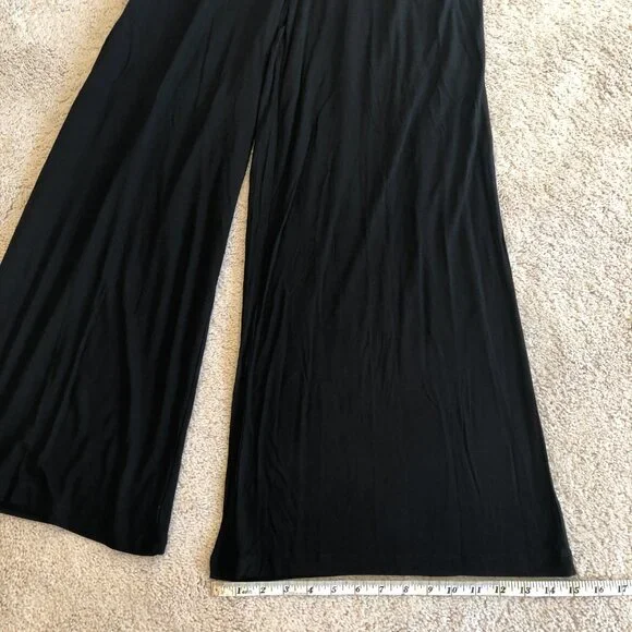 NWT LASCANA Women's Black Tie-Shoulder Jumpsuit - Picture 11 of 11